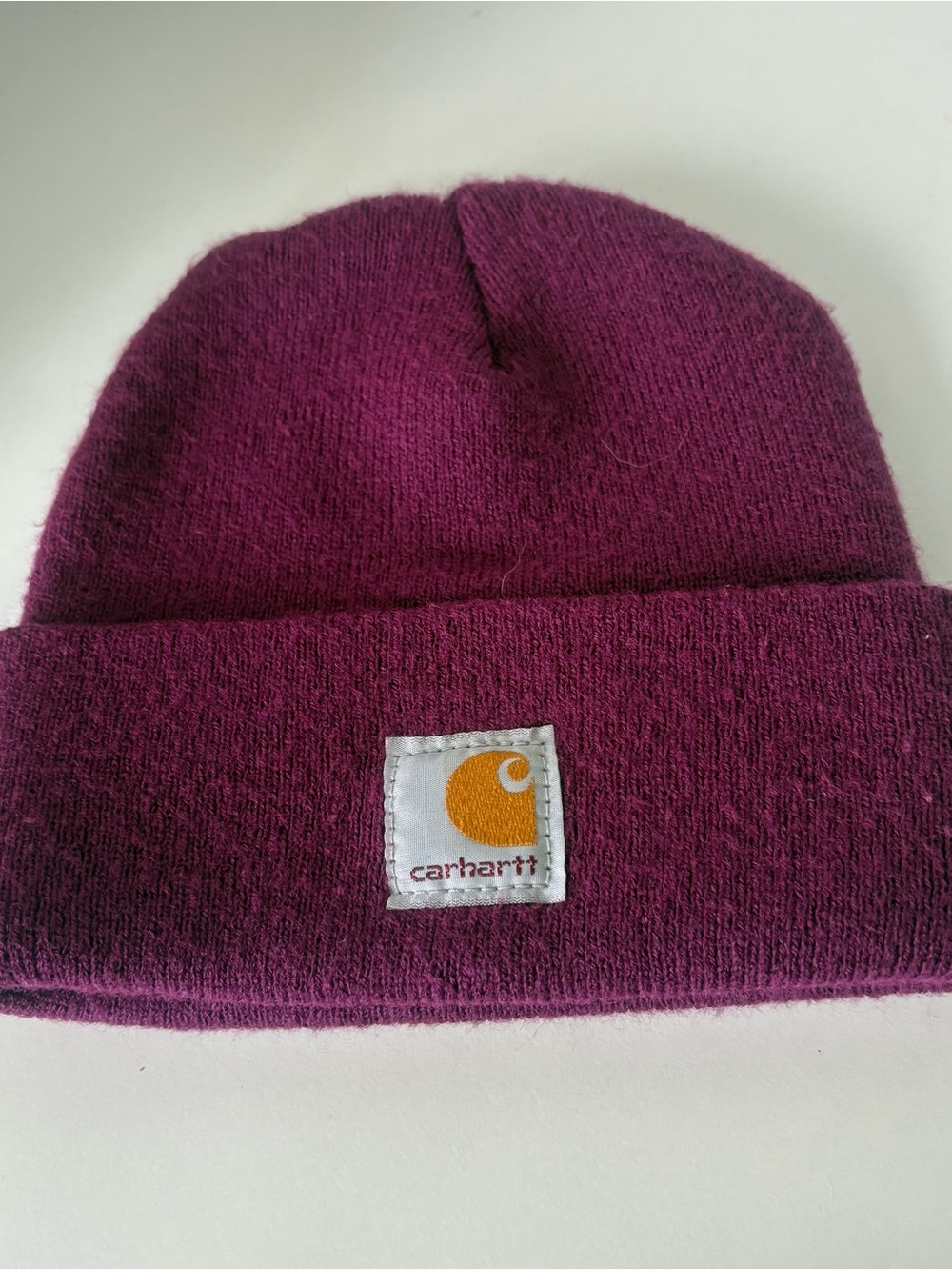 Carhartt Youth Knit Beanie Hat Purple Wine Berry One Size Fits Most OSFM
